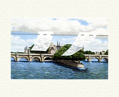 Fanny Brennan Limited Edition Hand-Crafted Lithograph: " Pont Neuf "
