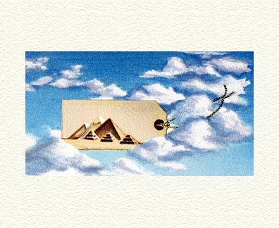 Fanny Brennan Limited Edition Hand-Crafted Lithograph: " Sky Trip "