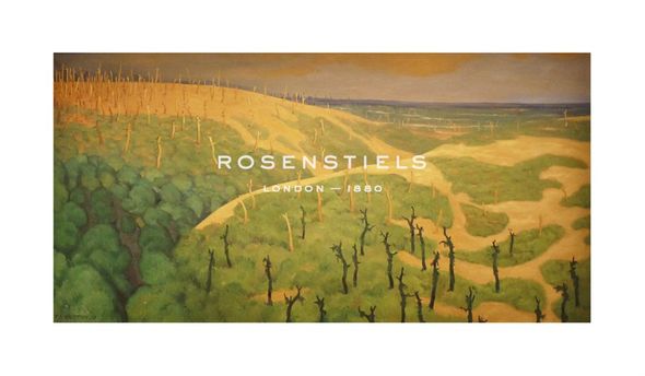 Felix Edouard Vallotton Hand Numbered Limited Edition Print on Paper :"Le Bois de la Gruerie et le Ravin des Meurissons 1917"