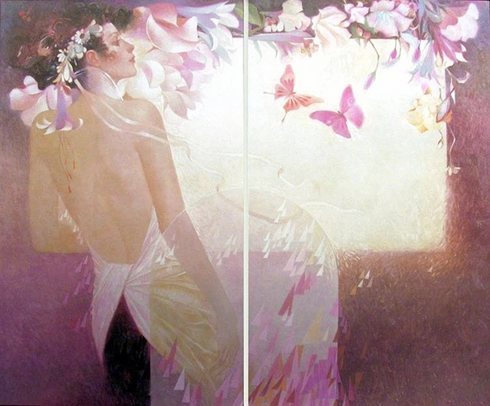 FELIX MAS Artist Signed Limited Edition Lithograph: "LA VENTANA" FELIX MAS Artist Signed Limited Edition Lithograph: "LA VENTANA"