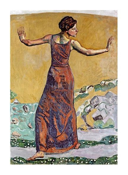 Ferdinand Hodler Fine Art Open Edition Gicl&eacute;e:"Joyous Woman"