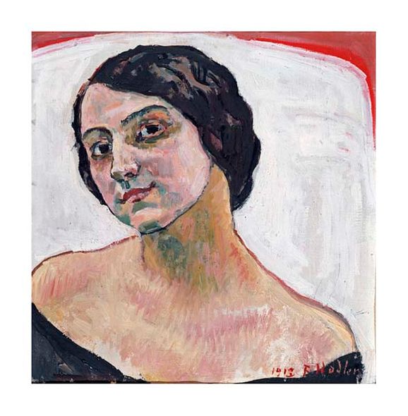 Ferdinand Hodler Fine Art Open Edition Gicl&eacute;e:"Woman with Brown Hair"