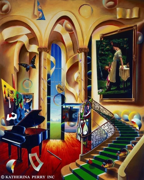 Ferjo Artist Signed Limited Edition Canvas Giclee , Canvas: "ART FOREVER"