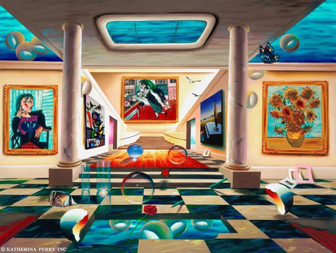 Ferjo Artist Signed Limited Edition Canvas Giclee , Canvas: "MAJESTIC PALACE" Ferjo Artist Signed Limited Edition Canvas Giclee , Canvas: "MAJESTIC PALACE"