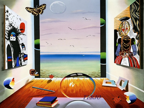 Ferjo Artist Signed Limited Edition Canvas Giclee: "DISCOVERY" Ferjo Artist Signed Limited Edition Canvas Giclee: "DISCOVERY"