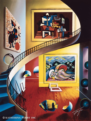 Ferjo Artist Signed Limited Edition Canvas Giclee: "FANTASY" Ferjo Artist Signed Limited Edition Canvas Giclee: "FANTASY"
