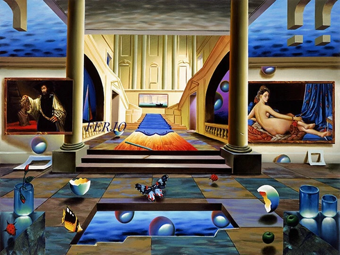 Ferjo Artist Signed Limited Edition Canvas Giclee: "JOURNEY TO PAST" Ferjo Artist Signed Limited Edition Canvas Giclee: "JOURNEY TO PAST"