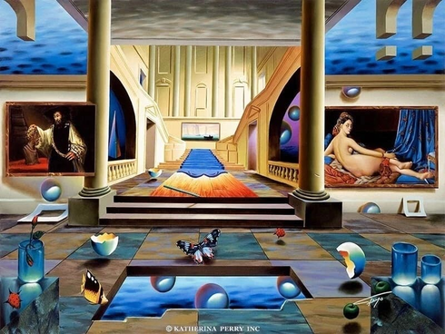 Ferjo Artist Signed Limited Edition Canvas Giclee: "JOURNEY TO THE PAST" Ferjo Artist Signed Limited Edition Canvas Giclee: "JOURNEY TO THE PAST"