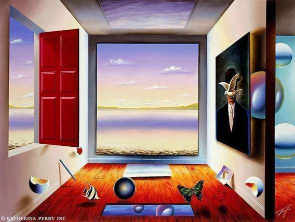 Ferjo Artist Signed Limited Edition Canvas Giclee: "NEW HORIZONS"