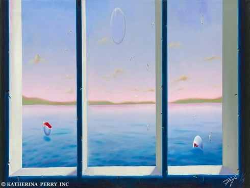 Ferjo  Artist Signed Limited Edition Canvas Giclee: "SEASCAPE"