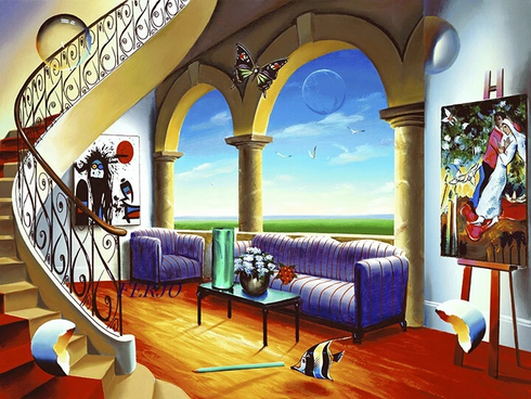 Ferjo Artist Signed Limited Edition Canvas Giclee: "SERENITY" Ferjo Artist Signed Limited Edition Canvas Giclee: "SERENITY"