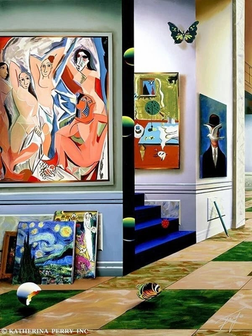 Ferjo Artist Signed Limited Edition Canvas Giclee: "THE NEW GENERATION LEFT" Ferjo Artist Signed Limited Edition Canvas Giclee: "THE NEW GENERATION LEFT"