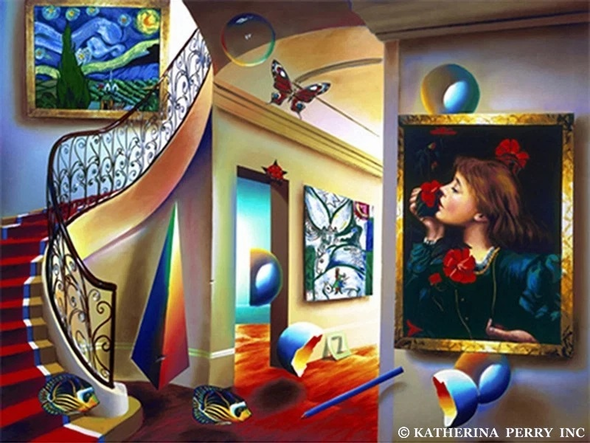 Ferjo  GICLEE ON Hand Signed  Print: "TIMELESS BEAUTY"