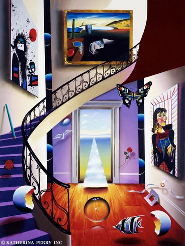 Ferjo Hand Signed Limited Edition 40x30 Canvas: "WALK UP TO THE MASTERS" Ferjo Hand Signed Limited Edition 40x30 Canvas: "WALK UP TO THE MASTERS"