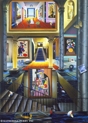 Ferjo  Hand Signed Limited Edition Canvas Giclee: "FANTASY II"
