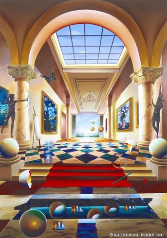 Ferjo Hand Signed Limited Edition Canvas Giclee: "HALL OF FAME" Ferjo Hand Signed Limited Edition Canvas Giclee: "HALL OF FAME"