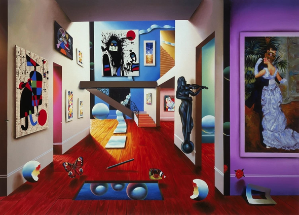 Ferjo  Hand Signed Limited Edition Canvas Giclee: "HOMAGE TO THE MASTERS"