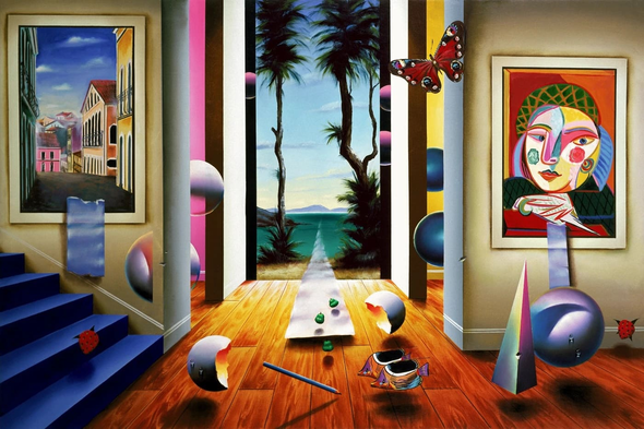 Ferjo  Hand Signed Limited Edition Canvas Giclee: "JOURNEY TO PARADISE"