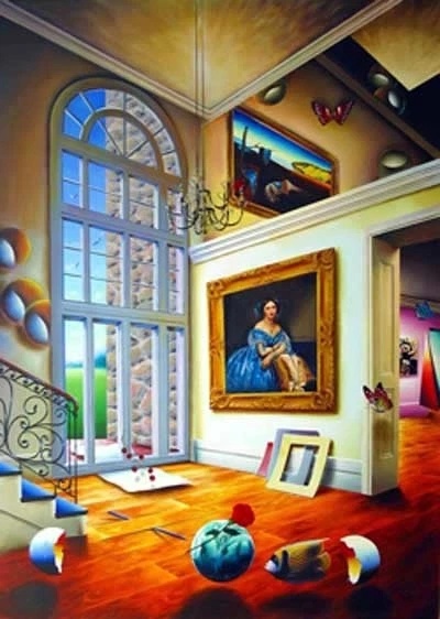 Ferjo  Hand Signed Limited Edition Canvas Giclee: "LAVENDER DREAMS"