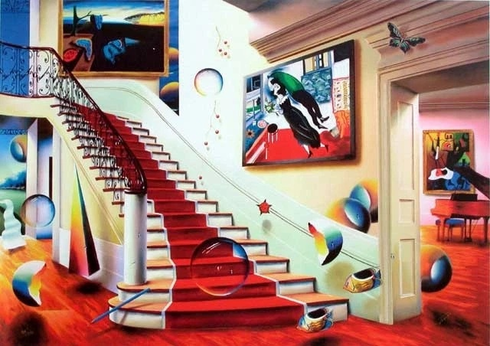 Ferjo Hand Signed Limited Edition Canvas Giclee: "MEMORIES" Ferjo Hand Signed Limited Edition Canvas Giclee: "MEMORIES"