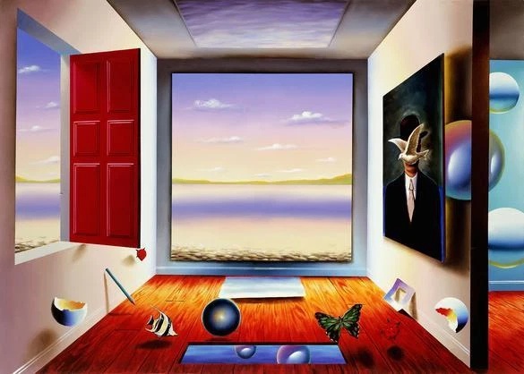Ferjo  Hand Signed Limited Edition Canvas Giclee: "NEW HORIZONS"