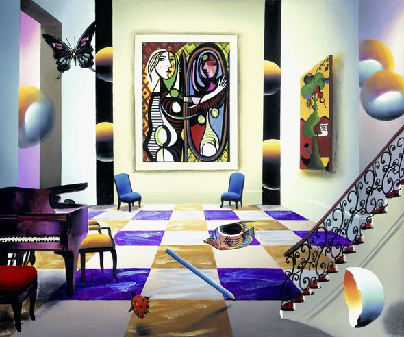 Ferjo Hand Signed Limited Edition Canvas Giclee: "REFLECTION"