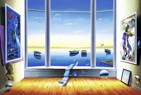 Ferjo  Hand Signed Limited Edition Canvas Giclee: "SAFE HARBOR"
