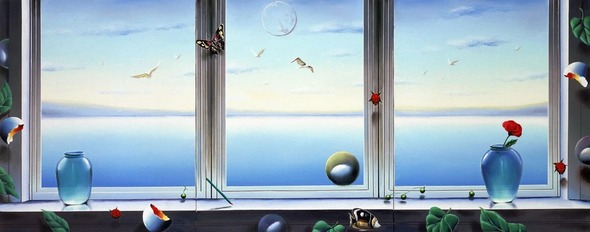 Ferjo Hand Signed Limited Edition Canvas Giclee: "SUMMER DREAM"