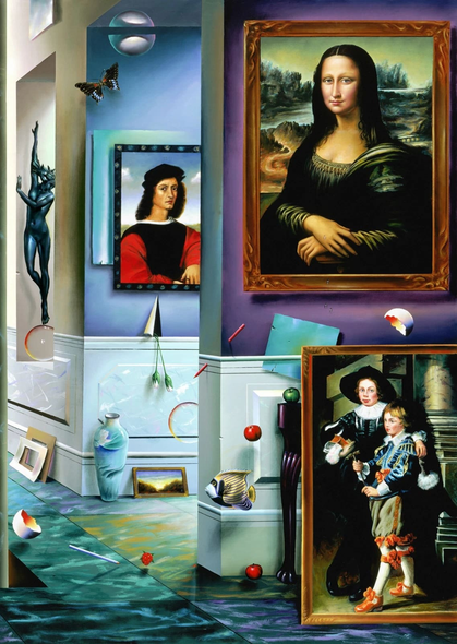 Ferjo  Hand Signed Limited Edition Canvas Giclee: "THE BEGINNING"
