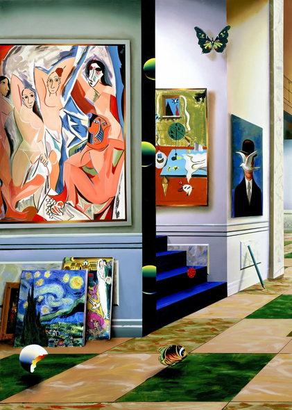 Ferjo  Hand Signed Limited Edition Canvas Giclee: "THE NEW GENERATION"