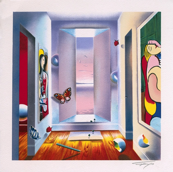 Ferjo Hand Signed Limited Edition Lithograph: " THE DREAM"