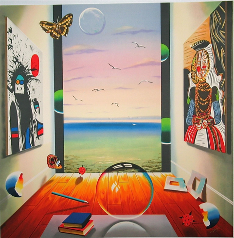Ferjo Hand Signed Limited Edition Original  Lithograph: "DISCOVERY"