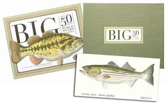 Flick Ford Personally Commissioned Mixed Media Painting and Collector Fine Art Book :"BIG: The 50 Greatest World Record Catches"
