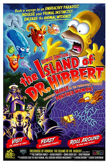 Fox Studio Art Simpsons Giclee on Canvas: "Island of Dr. Hibbert"