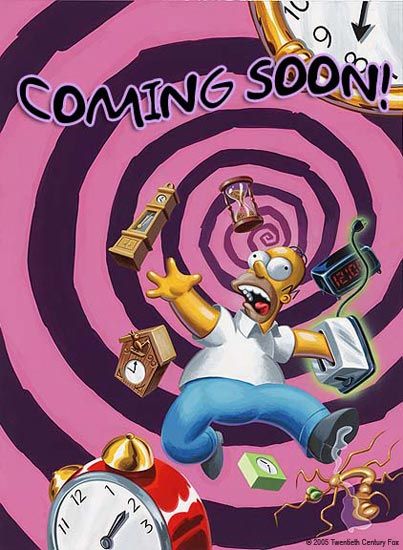 Fox Studio Art Simpsons Giclee on Canvas: "Time and Punishment"