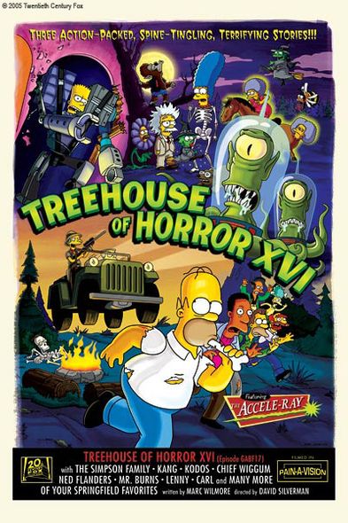 Fox Studio Art Simpsons Giclee on Canvas: "Treehouse XVI"