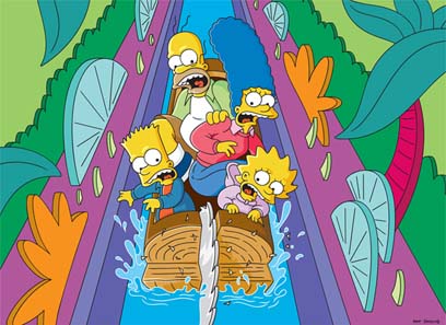 Fox Studio Art Simpsons Giclee on Paper: "I&S Logride"