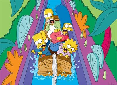 Fox Studio Art Simpsons Giclee on Paper: "I&S Logride"
