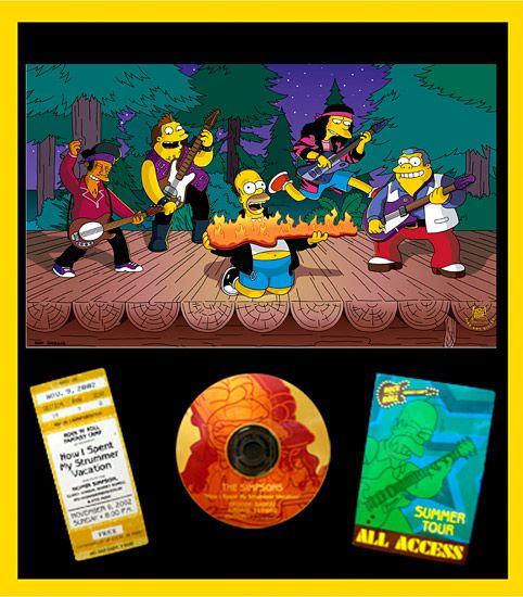 Fox Studio Art Simpsons Giclee on Paper: "Stummer Vacation"