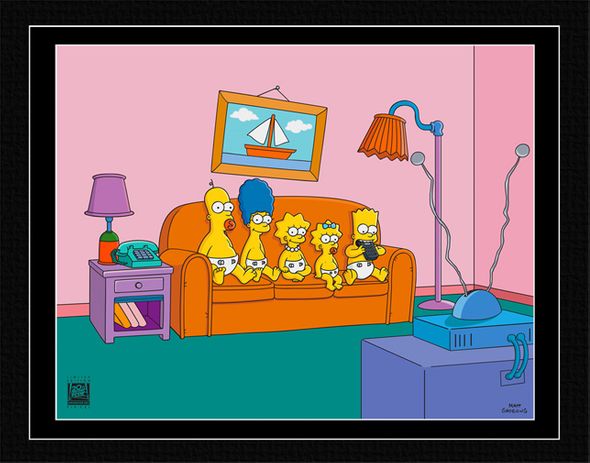 Fox Studio Art Simpsons Limited Edition Pix-Cel&trade;: "Babies" | Out of Stock