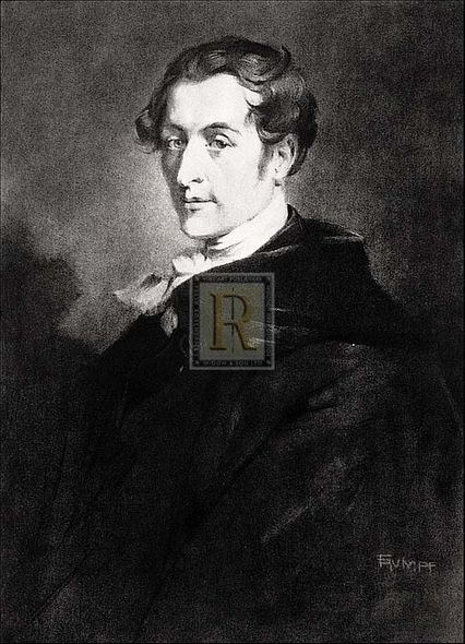 Fr Hendrich Rumpf Artist Hand Colored Copper Plate Printed Atelier Print:"Weber"