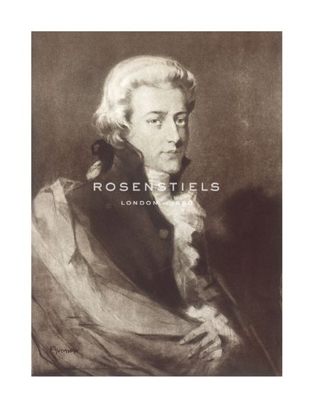 Fr Hendrich Rumpf Hand Numbered Limited Edition Print on Paper :"Mozart (a)"