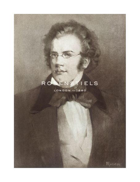 Fr Hendrich Rumpf Hand Numbered Limited Edition Print on Paper :"Schubert"