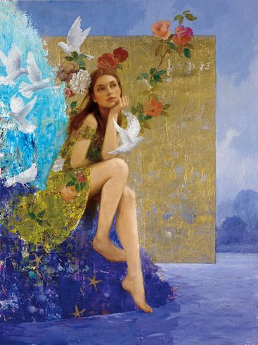 FranÇois Fressinier Signed And Numbered Limited Edition Hand-pulled Serigraph:"A New Day"