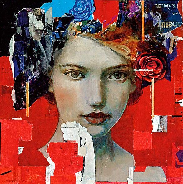 Franois Fressinier Hand-signed pigment print on canvas:"Everyday Life"