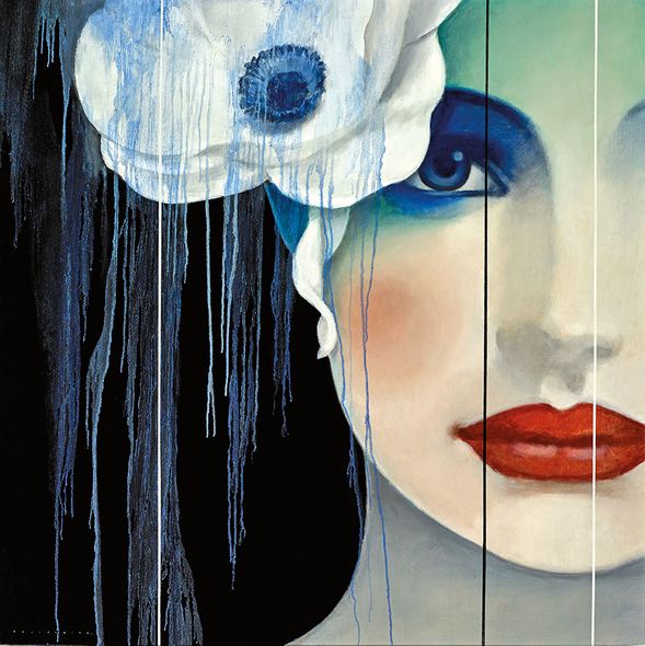 FranÇois Fressinier Hand-signed pigment print on canvas :"Giving Thanks"