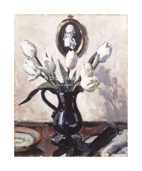 Francis Campbell Cadell Hand Numbered Limited Edition Print on Paper :"Tulips, c.1920"