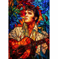 Francisco Caballero Signed Limited Edition Elvis Giclee Print: "How Great Thou Art"