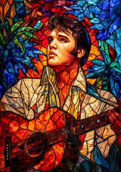 Francisco Caballero Signed Limited Edition Elvis Giclee Print: "How Great Thou Art"