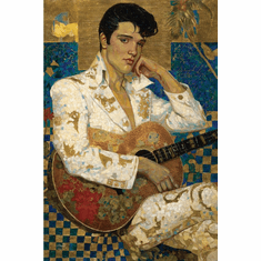 Francisco Caballero Signed Limited Edition Elvis Giclee Print: "Return to Paradise"